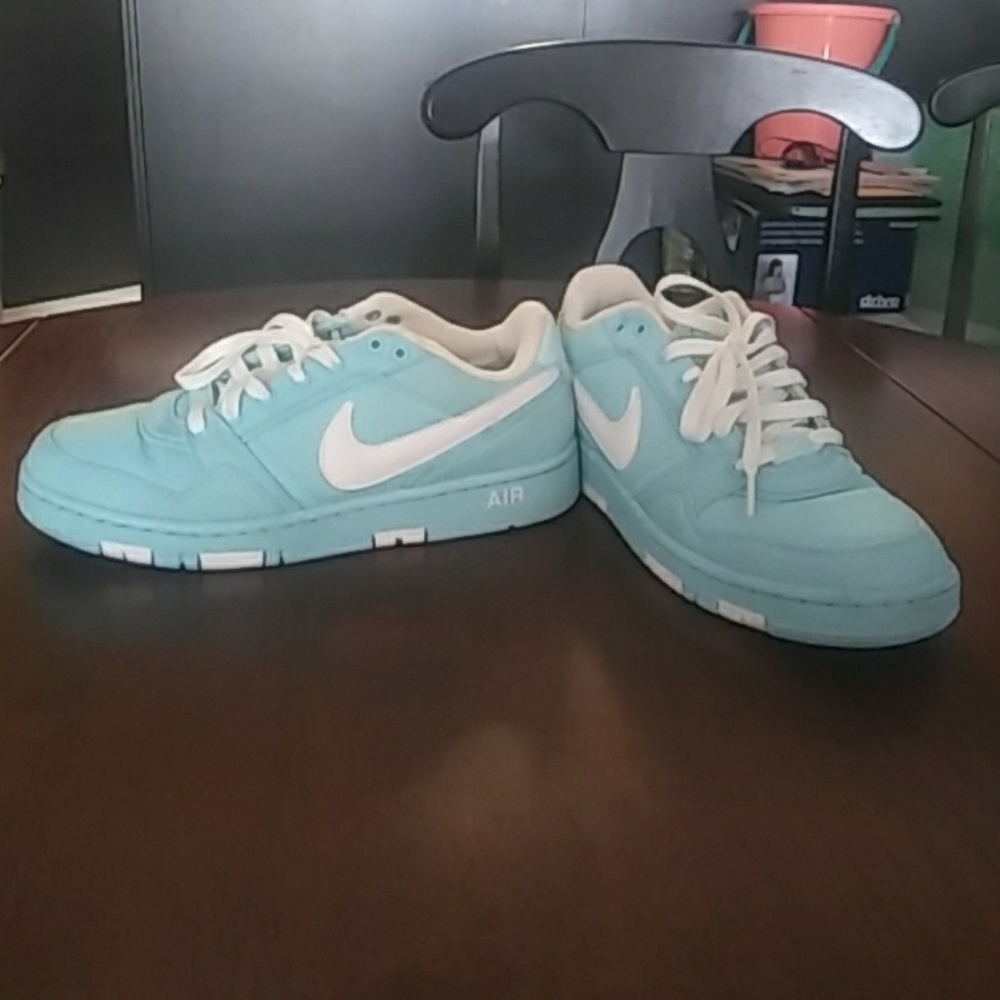 Nike airs baby blue